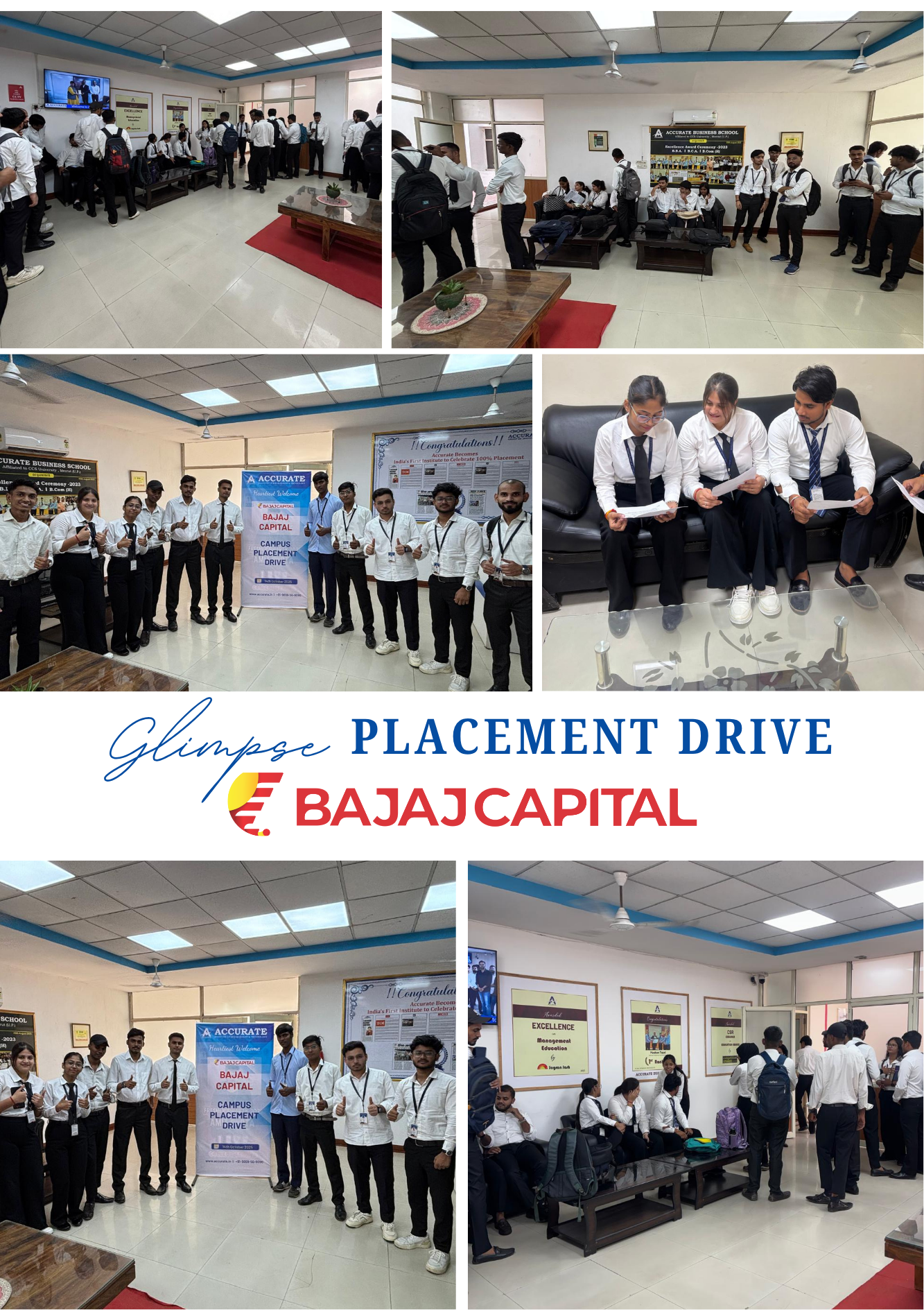Accurate Group Concludes Successful Placement Drive with Bajaj Capital